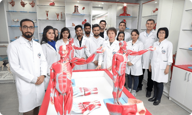 Medical anatomy laboratory at the International Higher School of Medicine