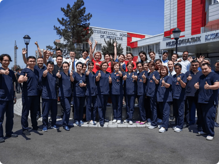 International Higher School of Medicine students in Kyrgyzstan