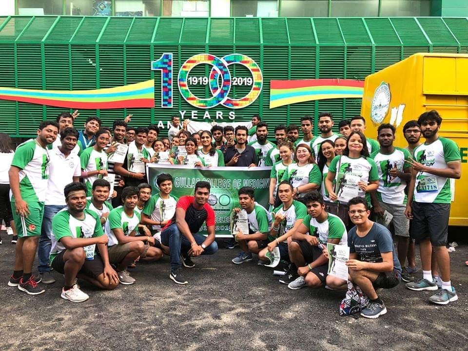 Gullas College of Medicine students at a campus event